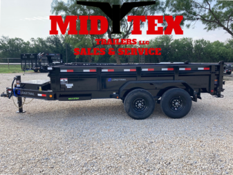 New 2024 LOAD TRAIL 83  X 14' TANDEM AXLE DUMP LOW-PRO DUMP