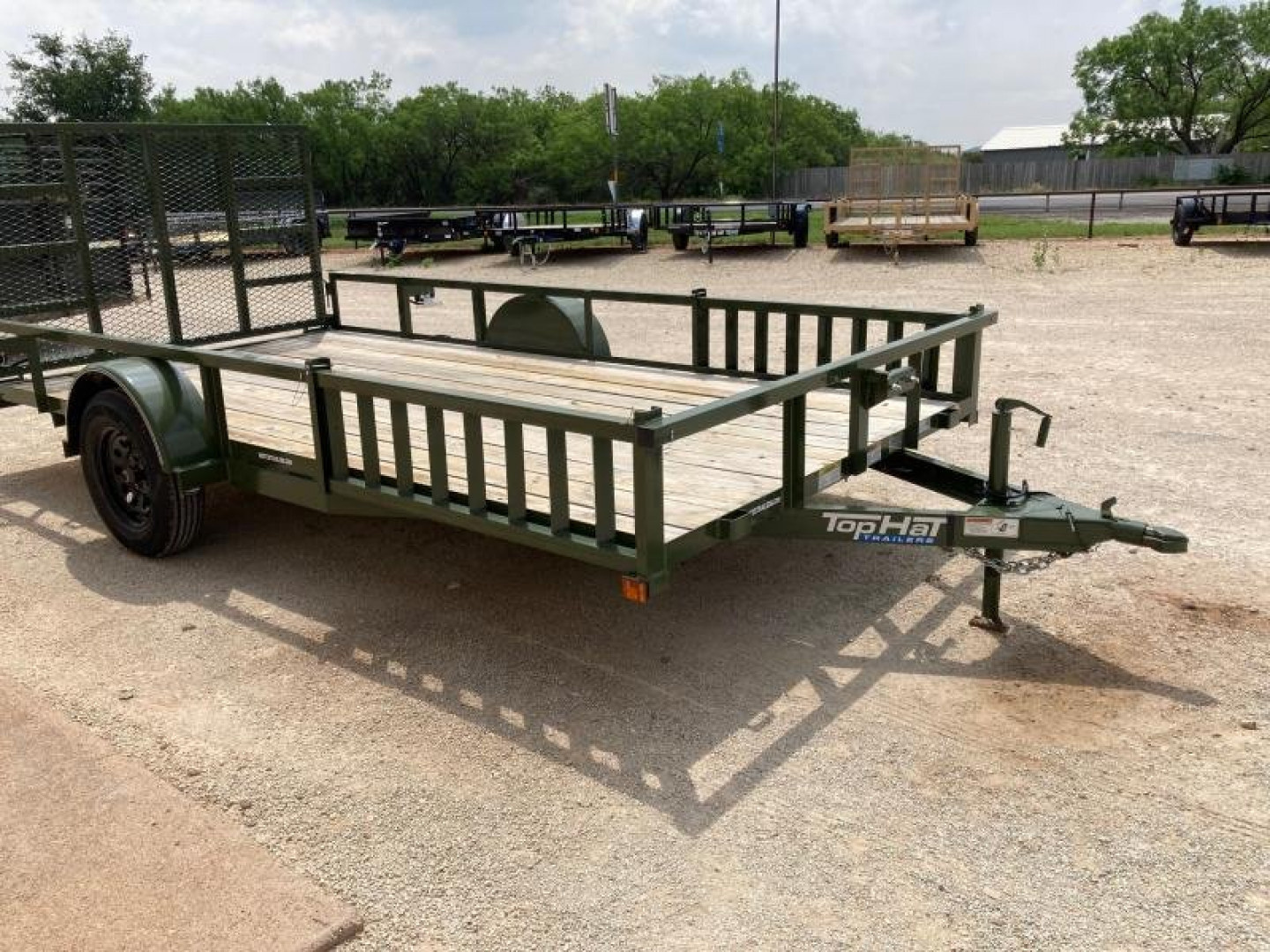 New 2024 Top Hat QH 14' x 83" Utility Trailer