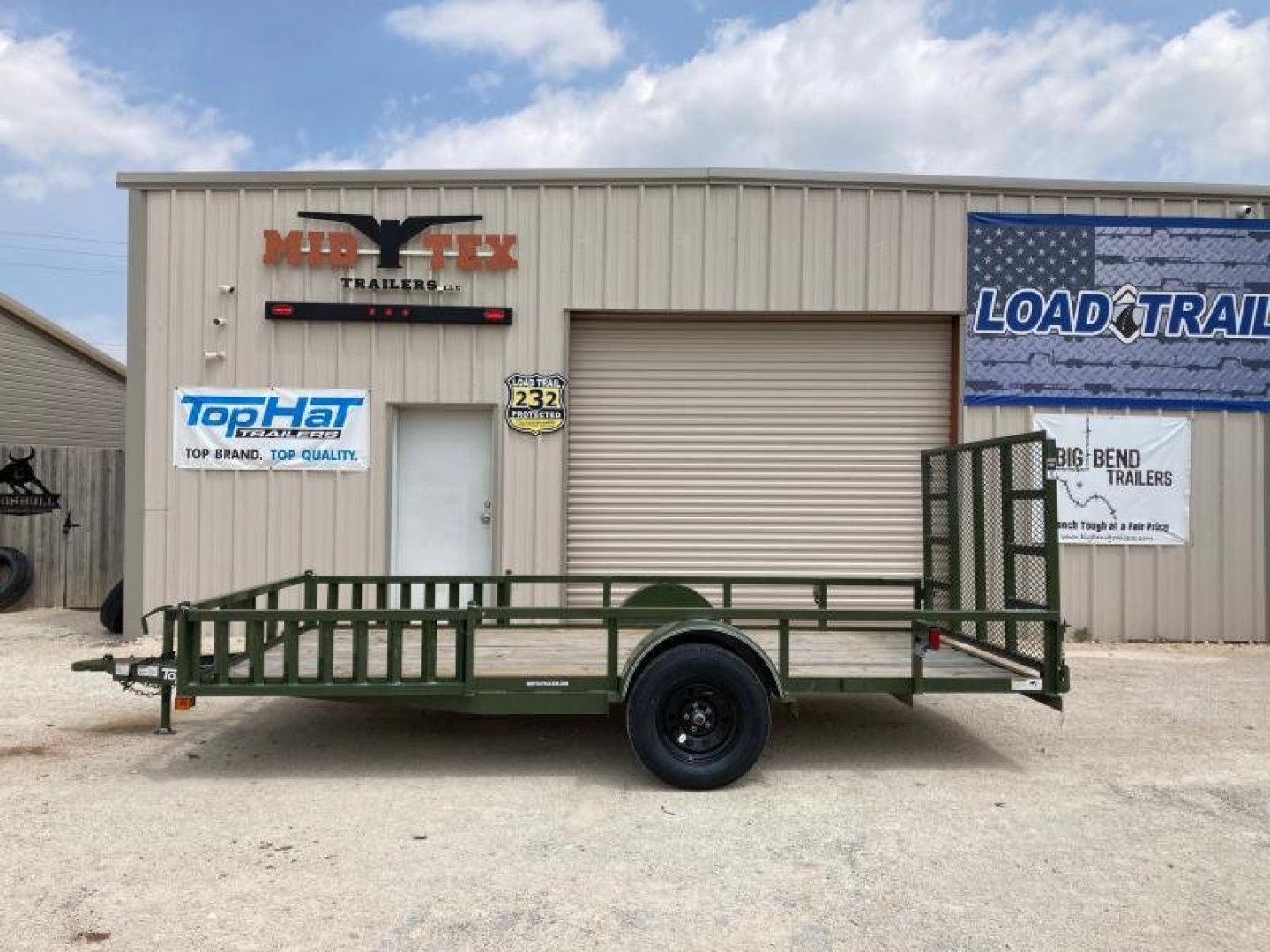 New 2024 Top Hat QH 14' x 83" Utility Trailer