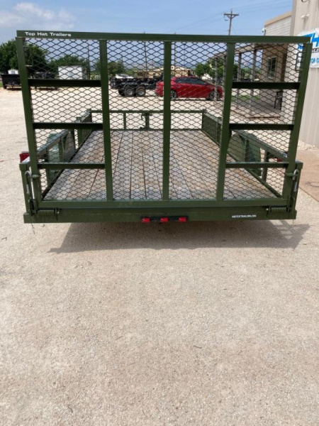 New 2024 Top Hat QH 14' x 83" Utility Trailer