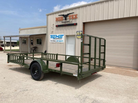 New 2024 Top Hat QH 14' x 83" Utility Trailer