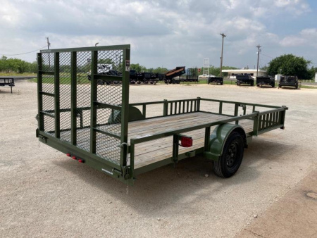 New 2024 Top Hat QH 14' x 83" Utility Trailer