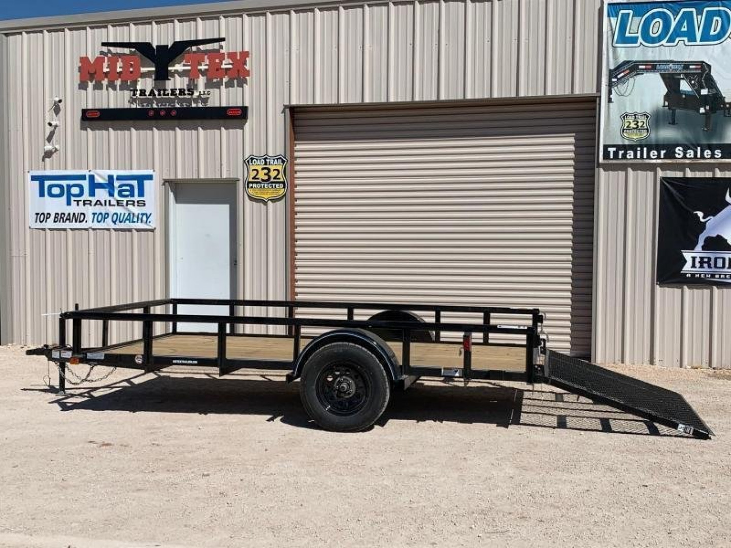 New 2024 Top Hat DSP12X77 Utility Trailer