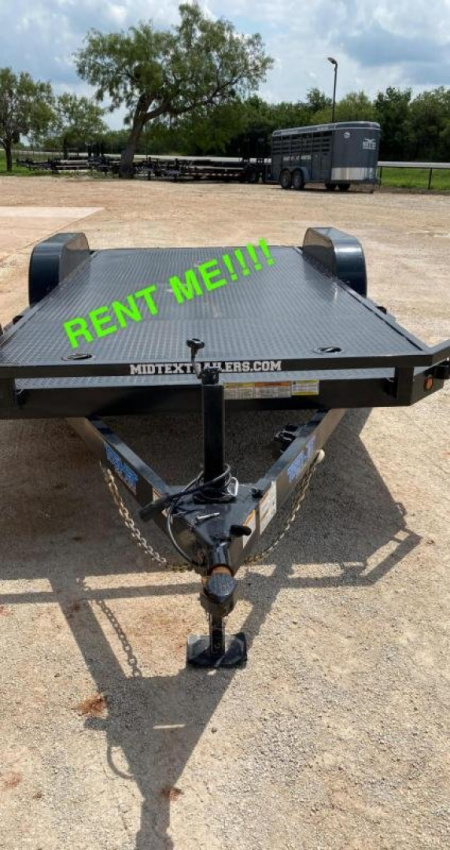 New RENTAL 2021 Top Hat Trailers ASCH HD 83x18 Rental Car Trailer