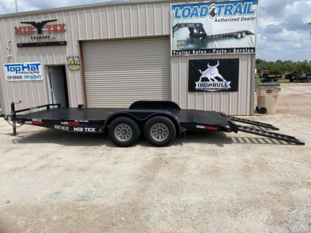 New RENTAL 2021 Top Hat Trailers ASCH HD 83x18 Rental Car Trailer