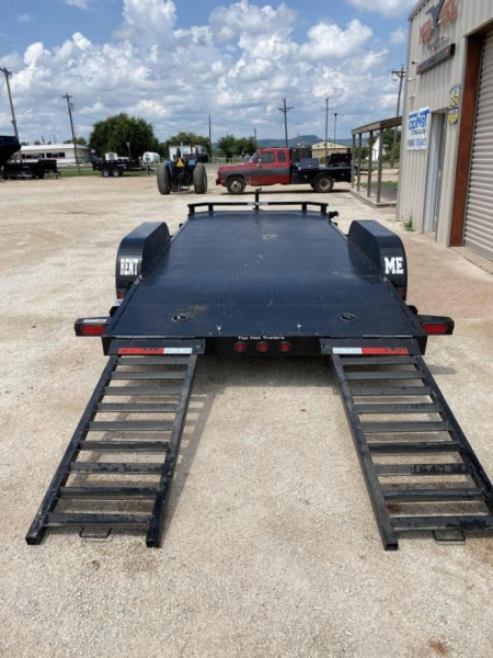 New RENTAL 2021 Top Hat Trailers ASCH HD 83x18 Rental Car Trailer