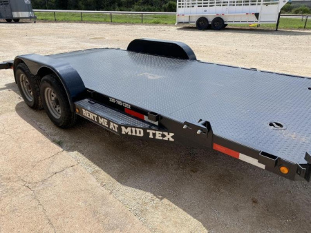 New RENTAL 2021 Top Hat Trailers ASCH HD 83x18 Rental Car Trailer