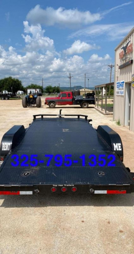 New RENTAL 2021 Top Hat Trailers ASCH HD 83x18 Rental Car Trailer