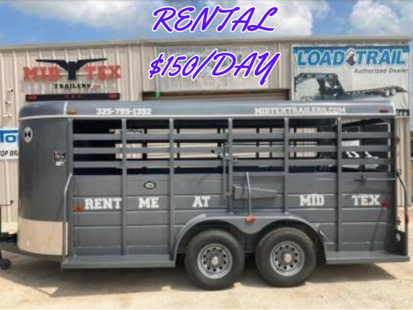 New RENTAL 2021 W-W Trailer AA6x16 Livestock Trailer