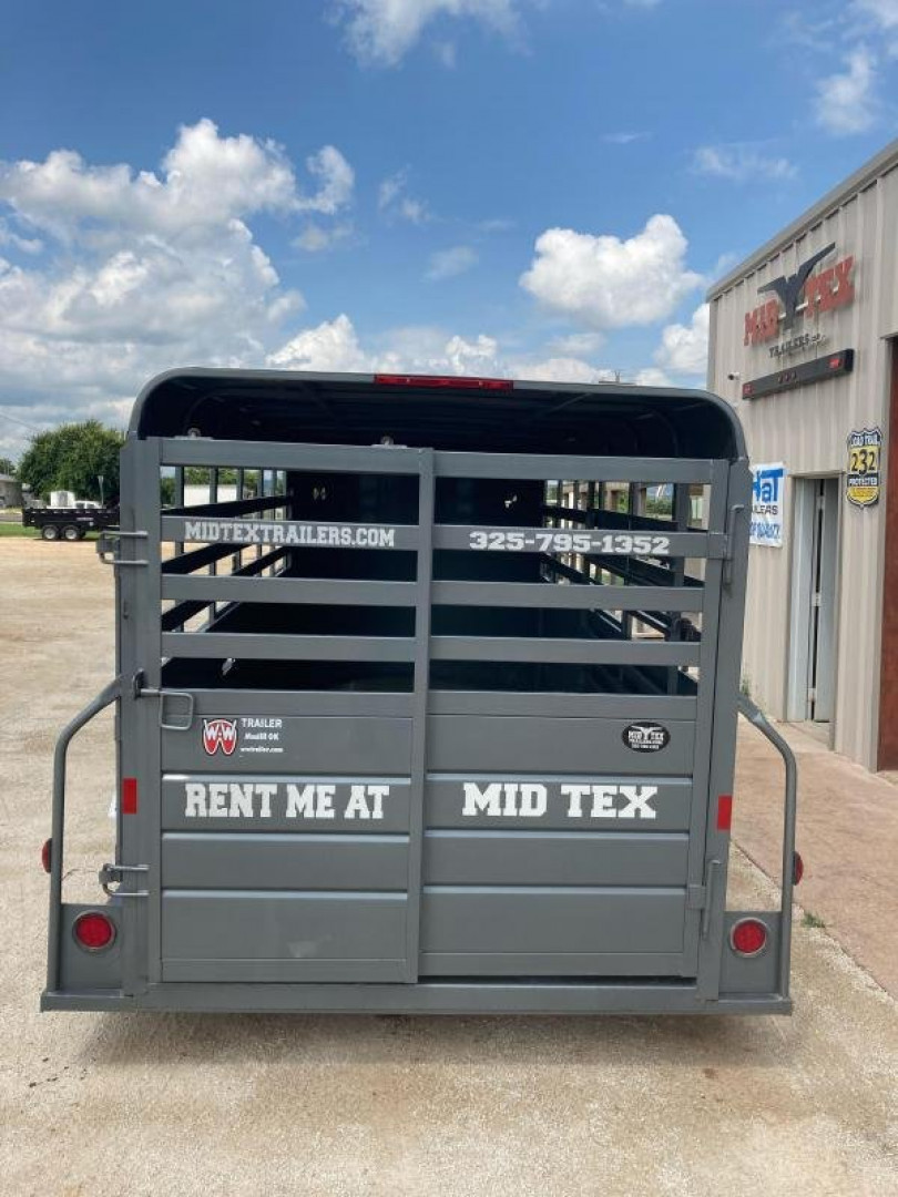 New RENTAL 2021 W-W Trailer AA6x16 Livestock Trailer