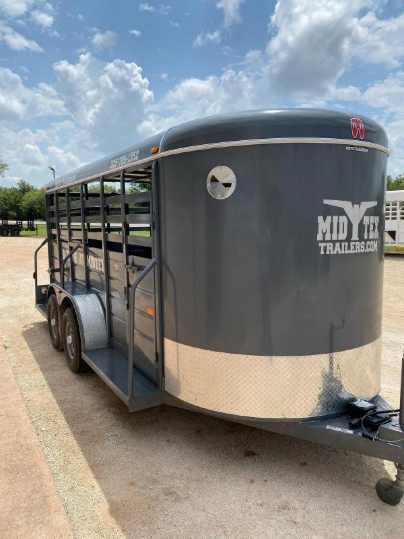 New RENTAL 2021 W-W Trailer AA6x16 Livestock Trailer