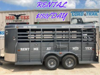 New RENTAL 2021 W-W Trailer AA6x16 Livestock Trailer