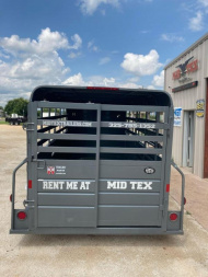New RENTAL 2021 W-W Trailer AA6x16 Livestock Trailer