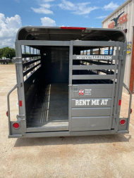 New RENTAL 2021 W-W Trailer AA6x16 Livestock Trailer