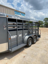 New RENTAL 2021 W-W Trailer AA6x16 Livestock Trailer