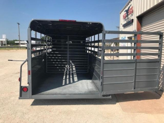 New RENTAL 2021 W-W Trailer AA6x16 Livestock Trailer