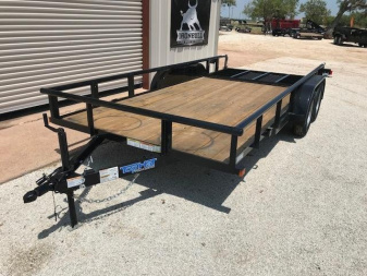 New RENTAL 2021 Top Hat Trailers MP 83"x16' Utility Trailer