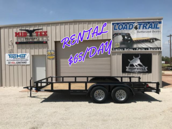 New RENTAL 2021 Top Hat Trailers MP83x16 Utility Trailer