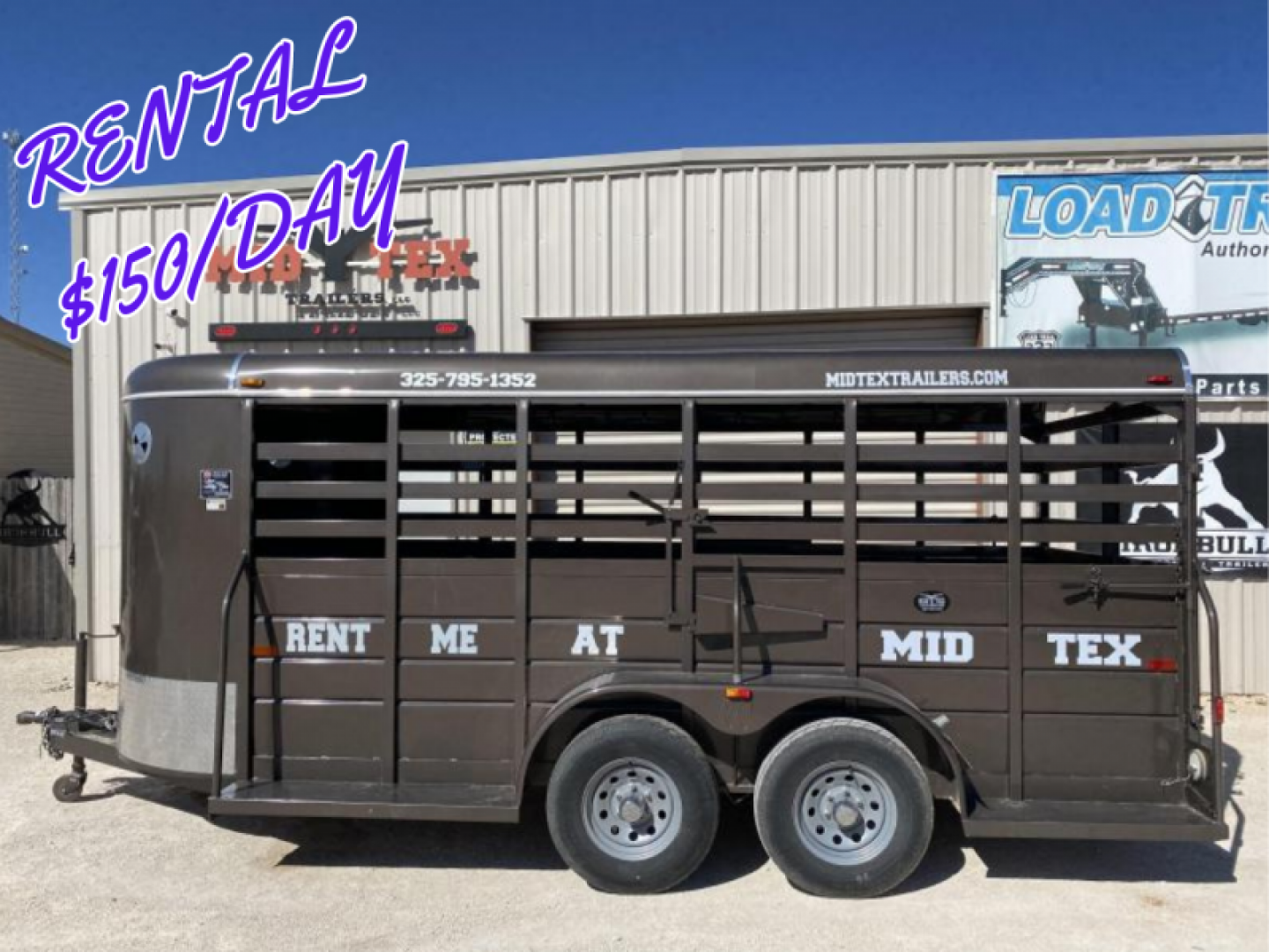 New RENTAL 2021 W-W Trailer AA6x16 Livestock Trailer
