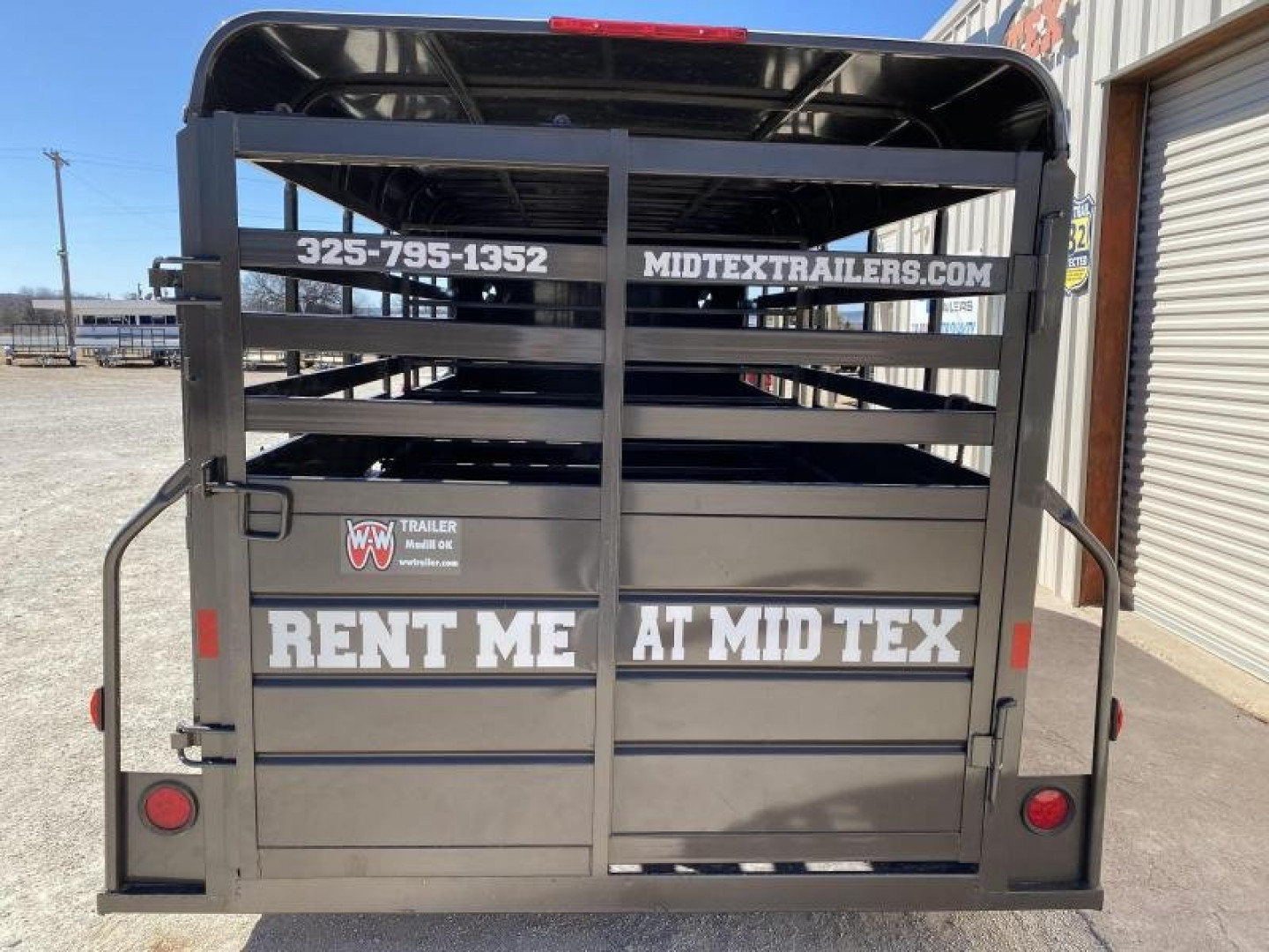 New RENTAL 2021 W-W Trailer AA6x16 Livestock Trailer