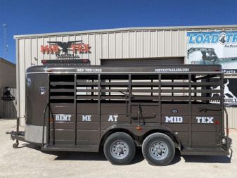 New RENTAL 2021 W-W Trailer AA6x16 Livestock Trailer