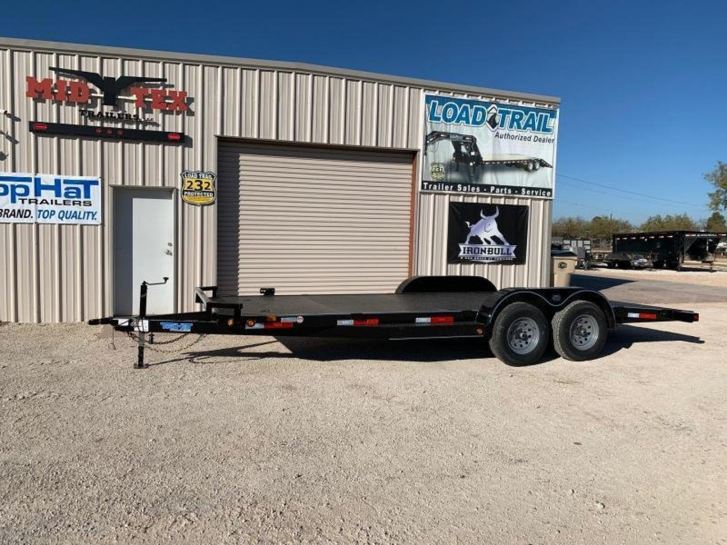New RENTAL 2021 Top Hat Trailers ASCHHD83x18 Car / Racing Trailer