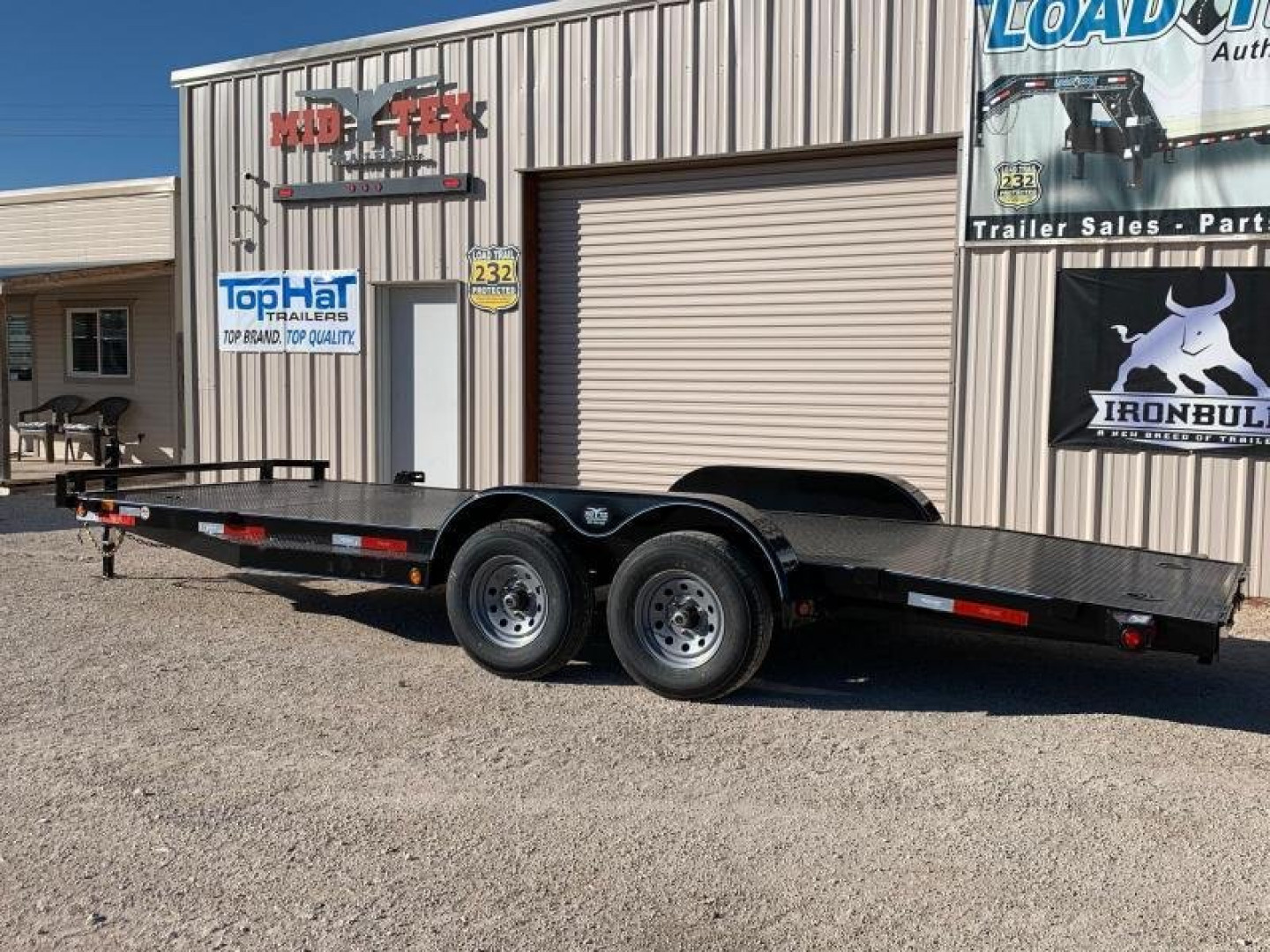 New RENTAL 2021 Top Hat Trailers ASCHHD83x18 Car / Racing Trailer