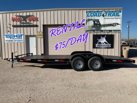 New RENTAL 2021 Top Hat Trailers ASCHHD83x18 Car / Racing Trailer