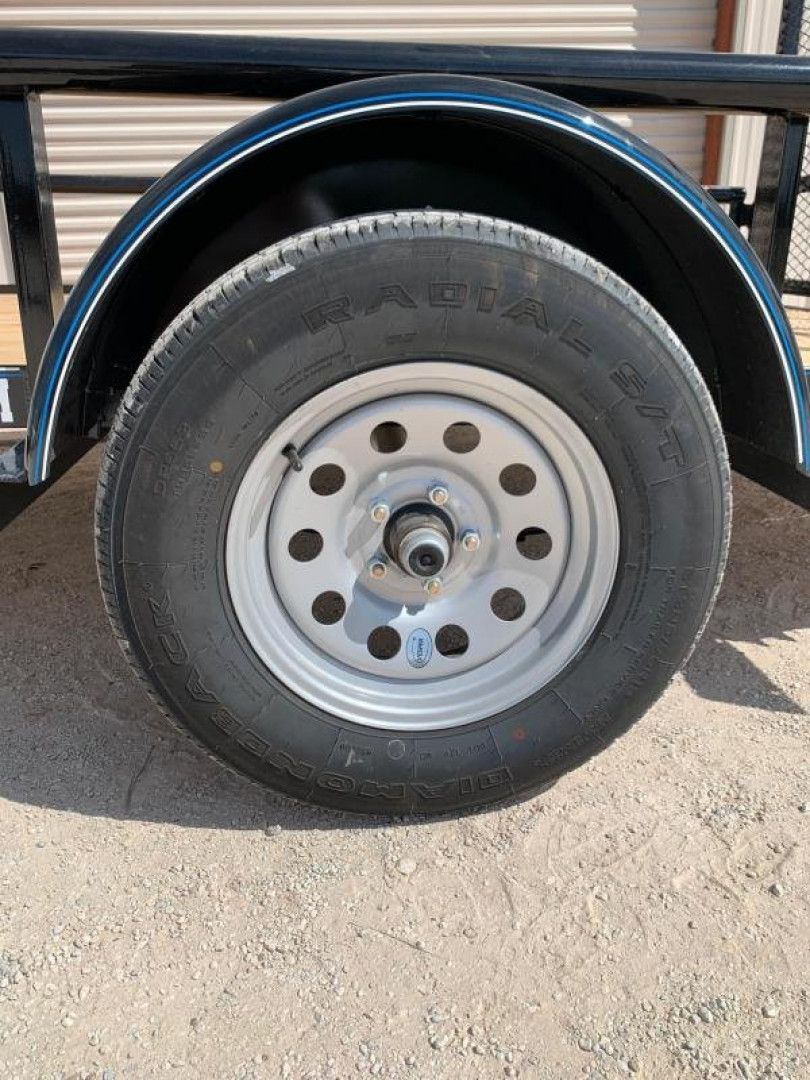 New RENTAL 2021 Top Hat Trailers 77 x 12 Rental Utility Trailer