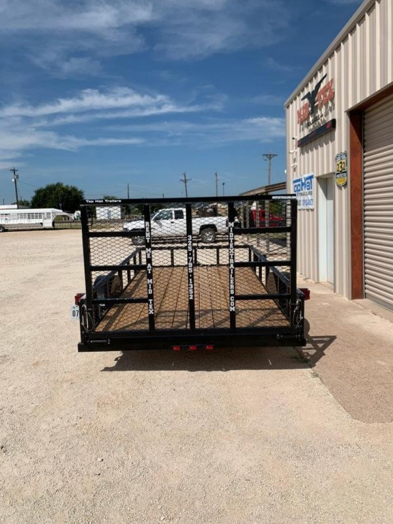 New RENTAL 2021 Top Hat Trailers 77 x 12 Rental Utility Trailer