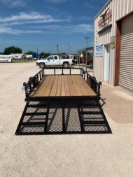New RENTAL 2021 Top Hat Trailers 77 x 12 Rental Utility Trailer