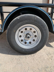 New RENTAL 2021 Top Hat Trailers 77 x 12 Rental Utility Trailer