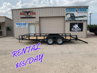 New RENTAL 2021 Top Hat Trailers 83 X 16
