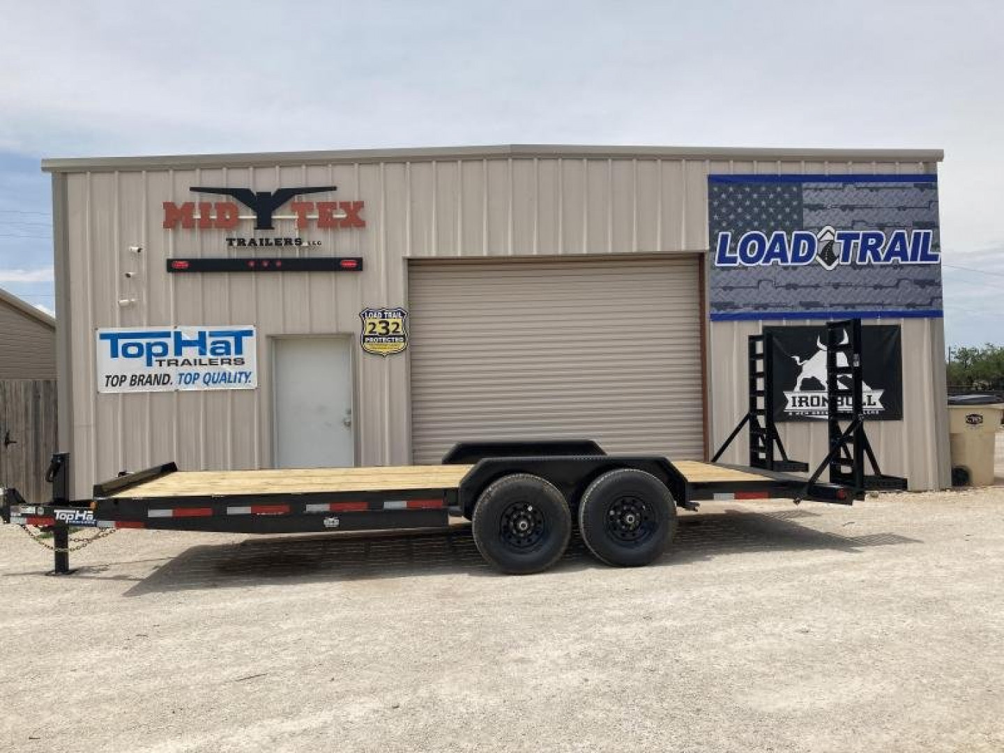 New RENTAL 2022 Top Hat Trailers EH 83"x20' Equipment Trailer