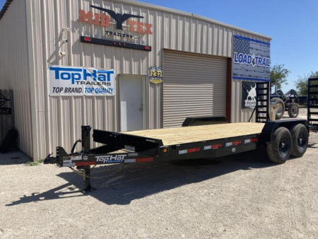New RENTAL 2022 Top Hat Trailers EH 83"x20' Equipment Trailer