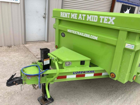 New RENTAL LOAD TRAIL 72"x12' TANDEM AXLE DUMP