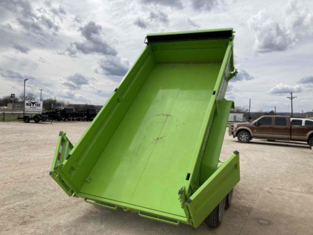New RENTAL LOAD TRAIL 72"x12' TANDEM AXLE DUMP