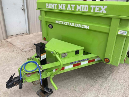New RENTAL LOAD TRAIL 72"x12' TANDEM AXLE DUMP