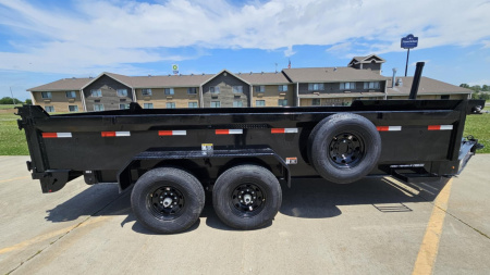 New 2026 H&H Trailers 83 x 16 Telescopic I-Beam Dump Trailer
