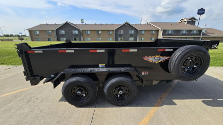 New 2025 H&H Trailers 76x12 Utility Dump Trailer