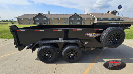 New 2025 H&H Trailers 76x12 Utility Dump Trailer
