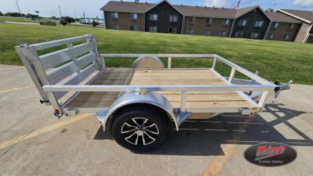 New 2025 H&H Trailers 60x8 Aluminum Rail Side Utility Trailer