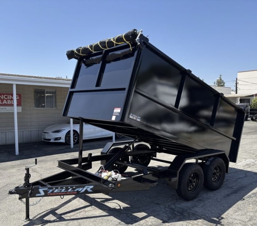 New 2027 Stellar Trailers 8X12X47 Dump Trailer
