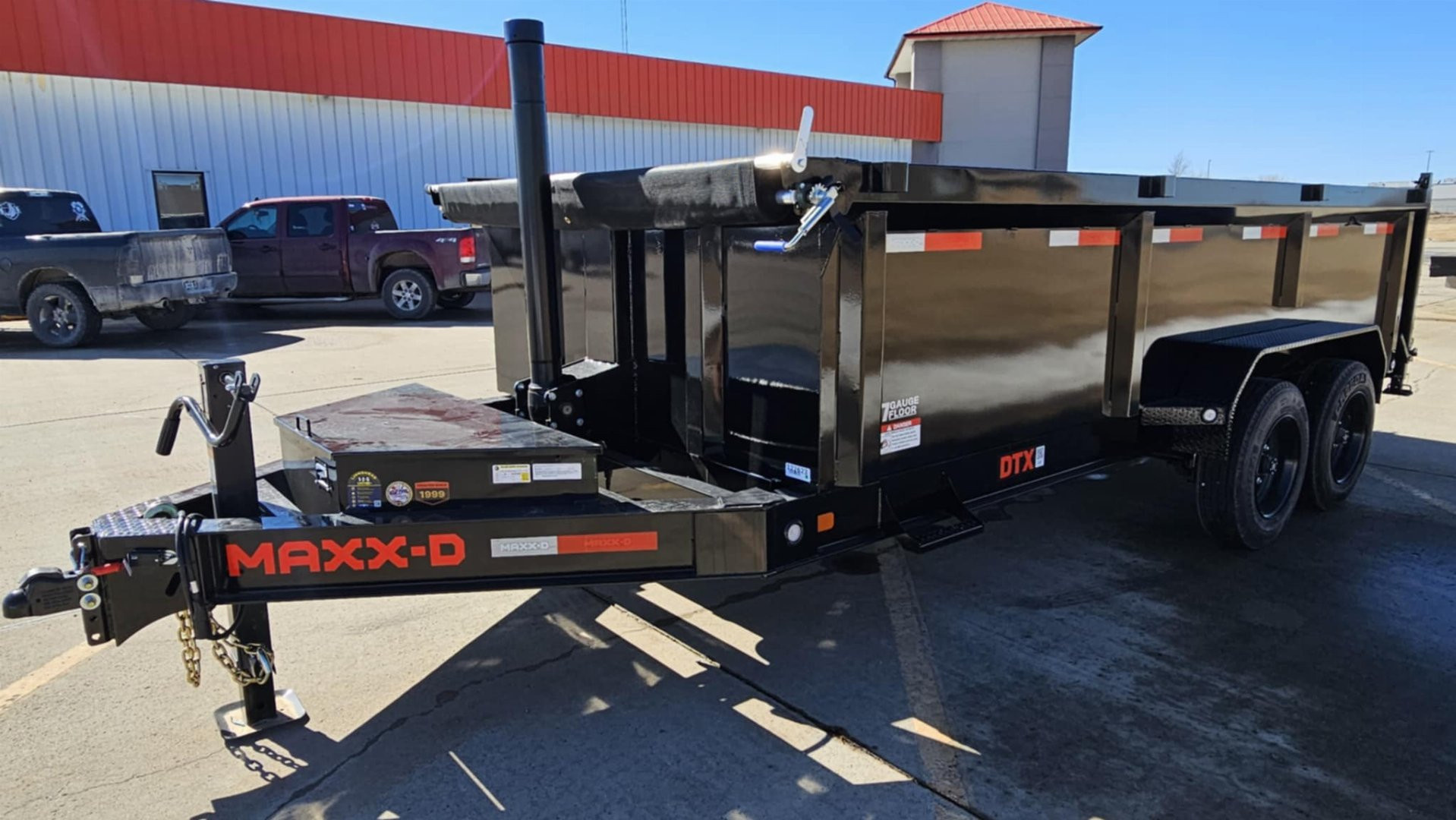 New 2025 MAXXD 16' X 83" - 14K 83" TELESCOPING Dump Trailer