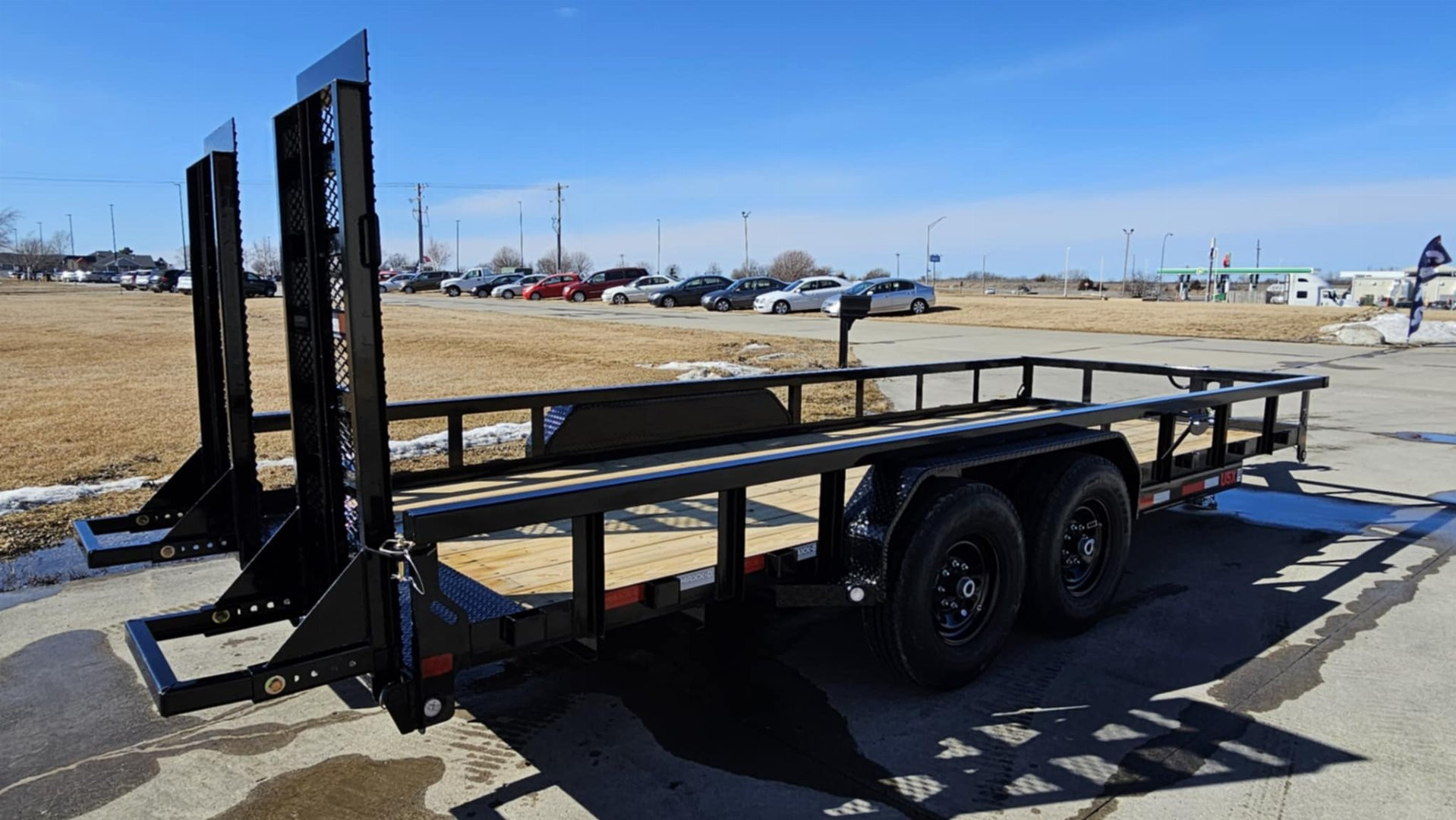 New 2025 MAXXD 20' X 83" - 14K Angle Tandem Axle U 14,000 LB GVWR Utility Trailer