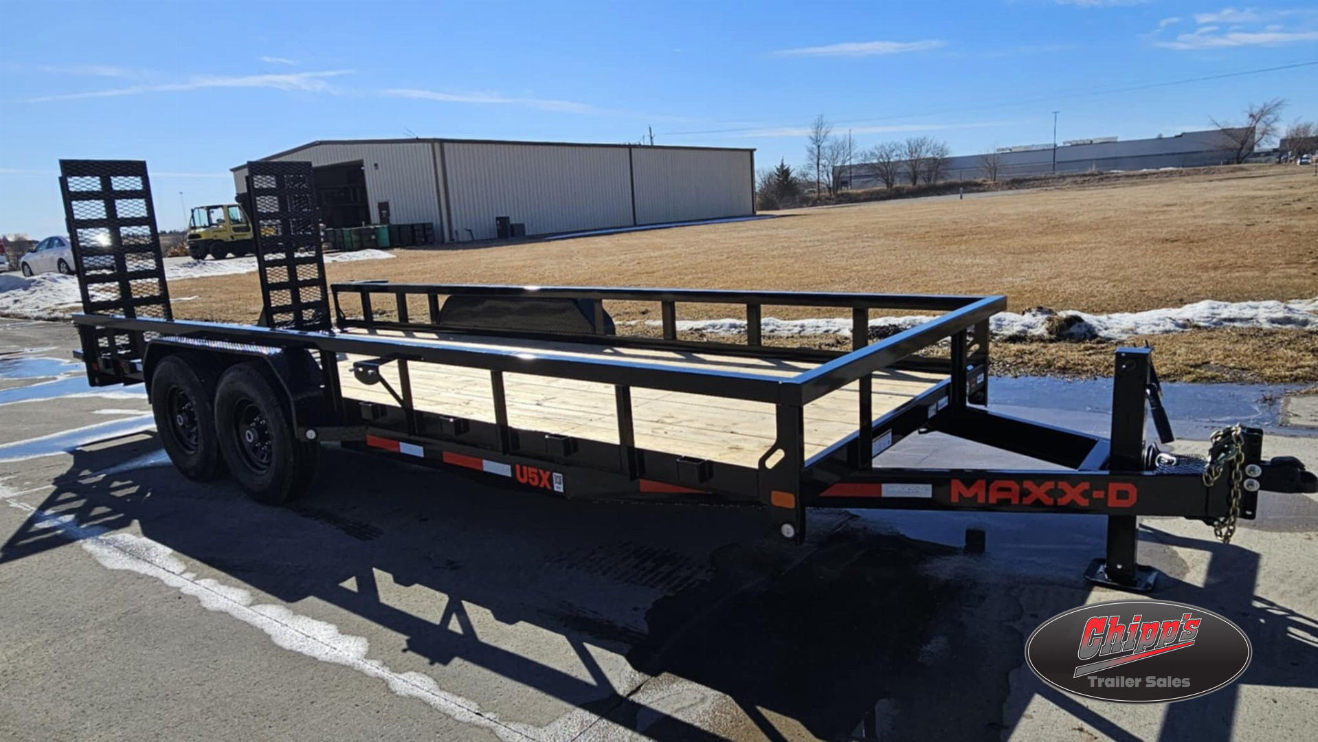 New 2025 MAXXD 20' X 83" - 14K Angle Tandem Axle U 14,000 LB GVWR Utility Trailer