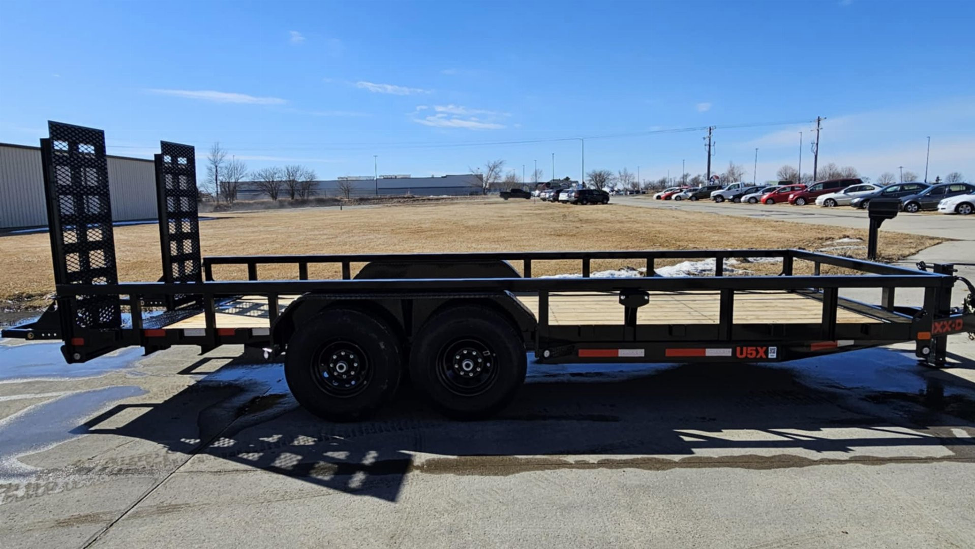 New 2025 MAXXD 20' X 83" - 14K Angle Tandem Axle U 14,000 LB GVWR Utility Trailer