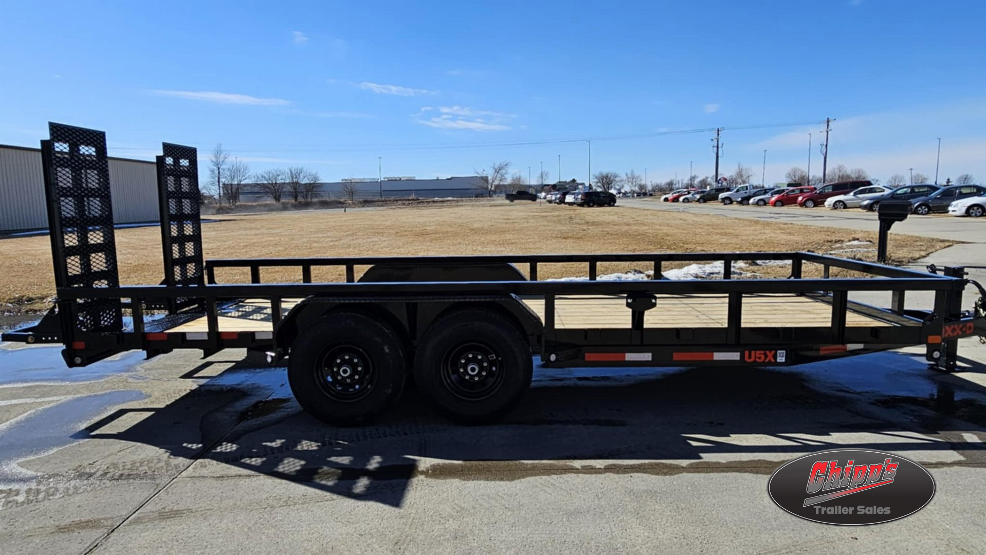 New 2025 MAXXD 20' X 83" - 14K Angle Tandem Axle U 14,000 LB GVWR Utility Trailer