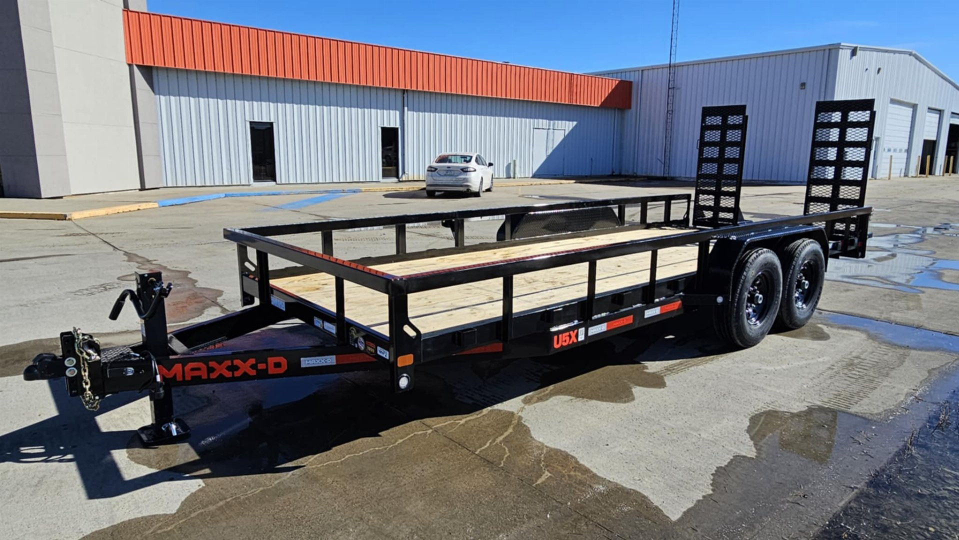 New 2025 MAXXD 20' X 83" - 14K Angle Tandem Axle U 14,000 LB GVWR Utility Trailer