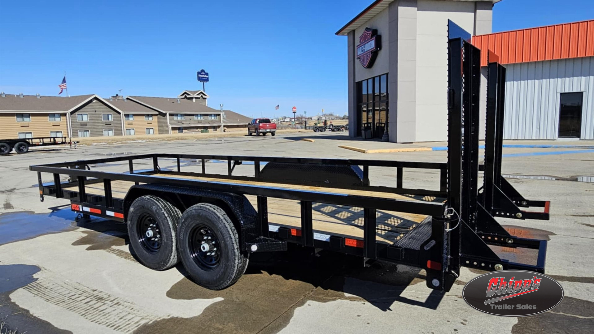 New 2025 MAXXD 20' X 83" - 14K Angle Tandem Axle U 14,000 LB GVWR Utility Trailer
